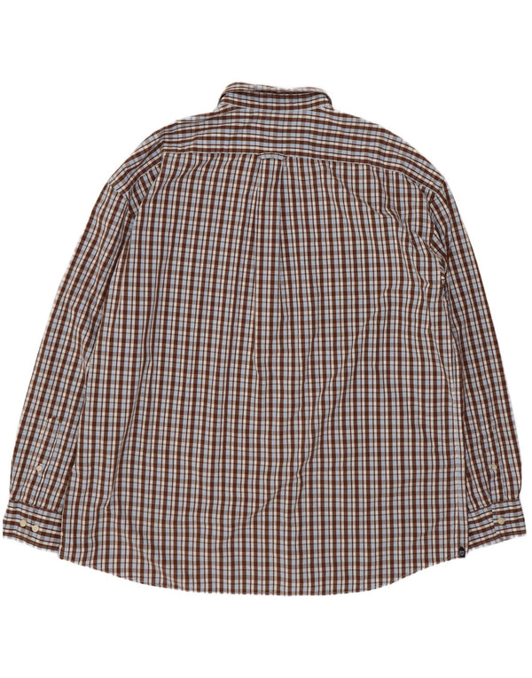 Cămașă Gant pentru bărbați, cu tăiere obișnuită, 3XL, maro, din bumbac