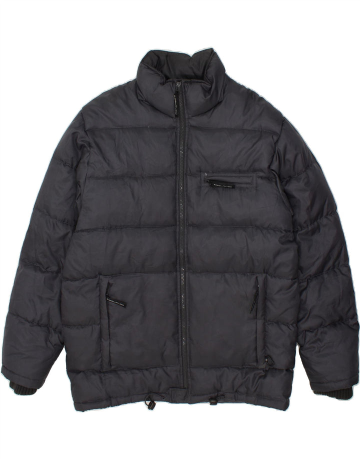 VINTAGE Mens Padded Jacket UK 42 XL Grey Polyester Vintage Vintage and Second-Hand Vintage from Messina Hembry 