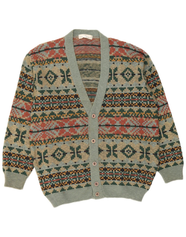 Pulover cardigan pentru bărbați Marks & Spencer, mediu multicolor, Fair Isle