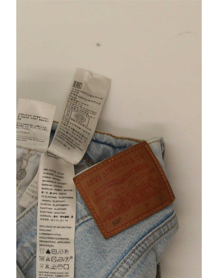 Blugi tăiați pentru bărbați Levi's 501 W29 L26 Bumbac albastru