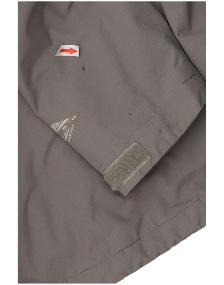 Jachetă de vânt cu glugă Columbia pentru bărbați UK 38 Medium Gri Colorblock
