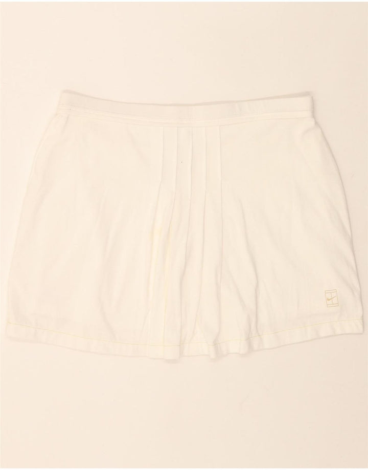 NIKE Girls Skort 13-14 Years XL White Cotton Vintage Nike and Second-Hand Nike from Messina Hembry 