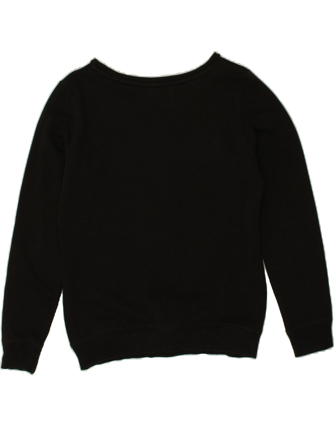 PUMA Womens Graphic Sweatshirt Jumper UK 10 Small Black Vintage Puma and Second-Hand Puma from Messina Hembry 