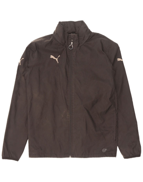 Jachetă de ploaie cu glugă Puma pentru bărbați UK 36 Small Black Nylon