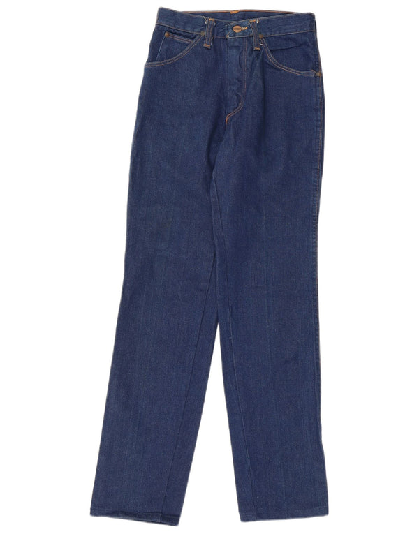 Blugi drepti pentru femei Wrangler W26 L28 Bumbac albastru