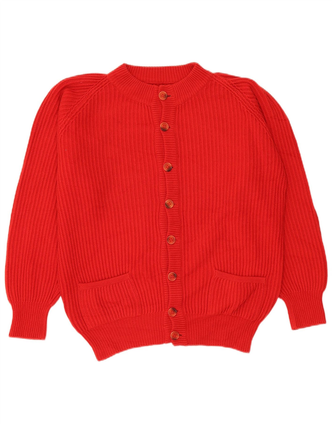 Pulover Cardigan Vintage pentru bărbați Mărimea 46 XL Roșu