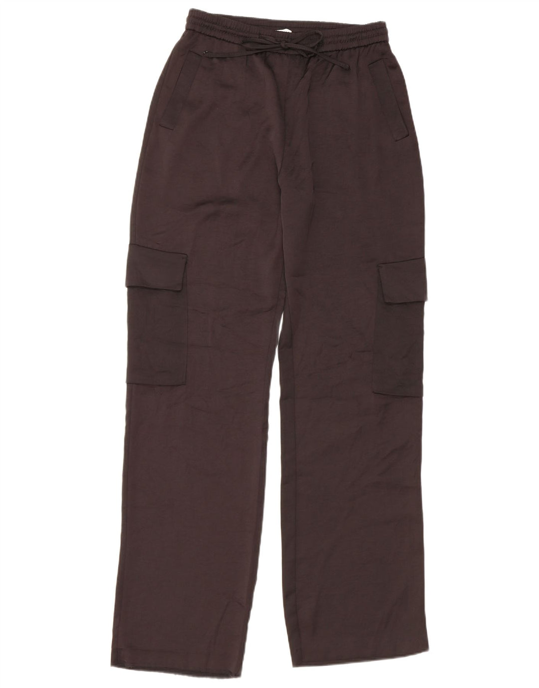 Pantaloni cargo drepti pentru femei Zara Mici L27 L31 Negri