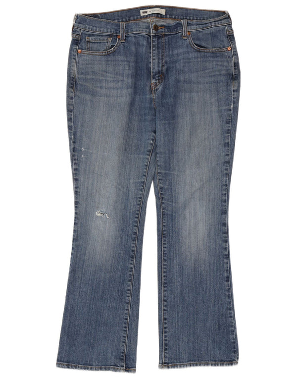 Blugi cu talie înaltă LEVI'S 515 pentru femei US 14 XL W32 L28 Albastru
