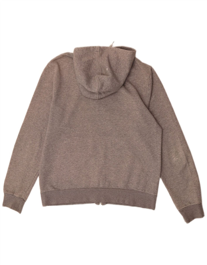 Pulover Puma Graphic Zip pentru bărbați, bumbac, gri mediu