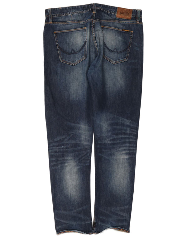 Blugi largi Copperfill Superdry pentru bărbați W36 L34 bumbac bleumarin