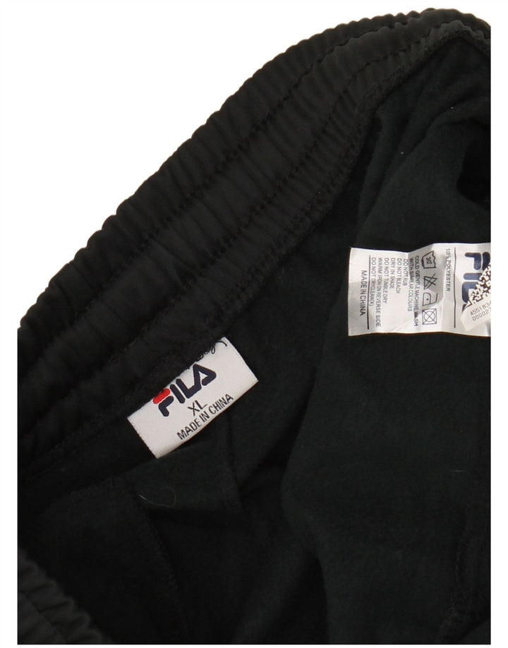 Pantaloni de trening Fila pentru bărbați XL poliester negru