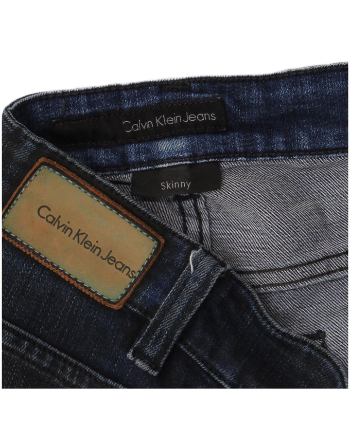 Blugi skinny de damă CALVIN KLEIN W32 L30 bleumarin