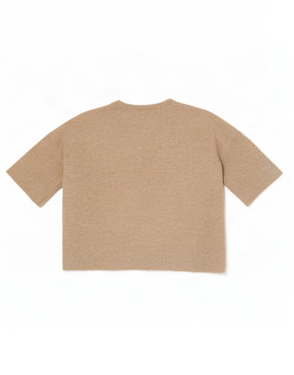 Bluză supradimensionată Trafaluc pentru femei Zara UK 10 Small Beige Spotted