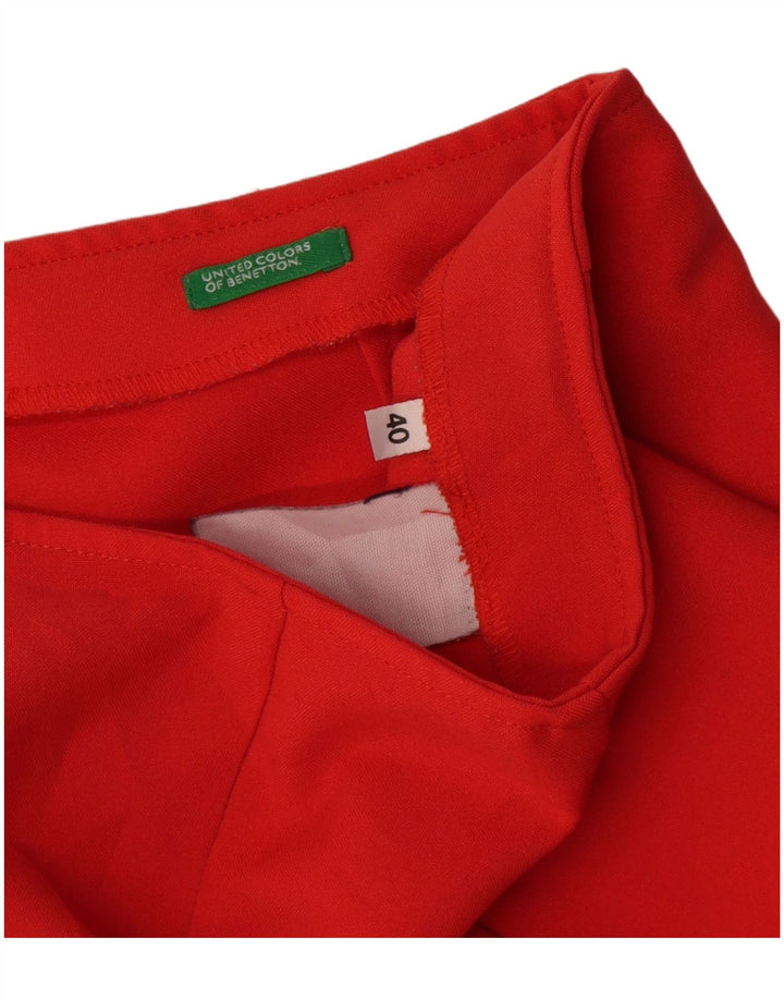 Pantaloni caldi pentru femei Benetton IT 40 Small W26 Red