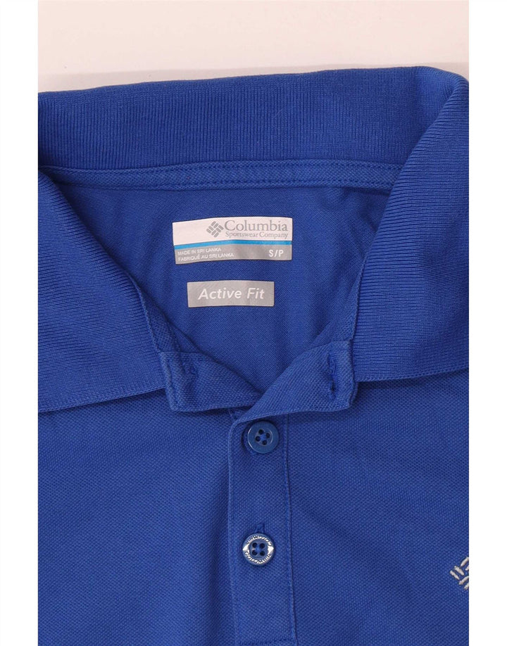 Tricou polo Columbia Active pentru bărbați, albastru mic