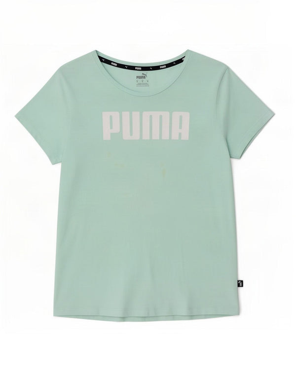 Tricou cu grafic Puma pentru femei Top UK 12 Medium Turcoaz Bumbac
