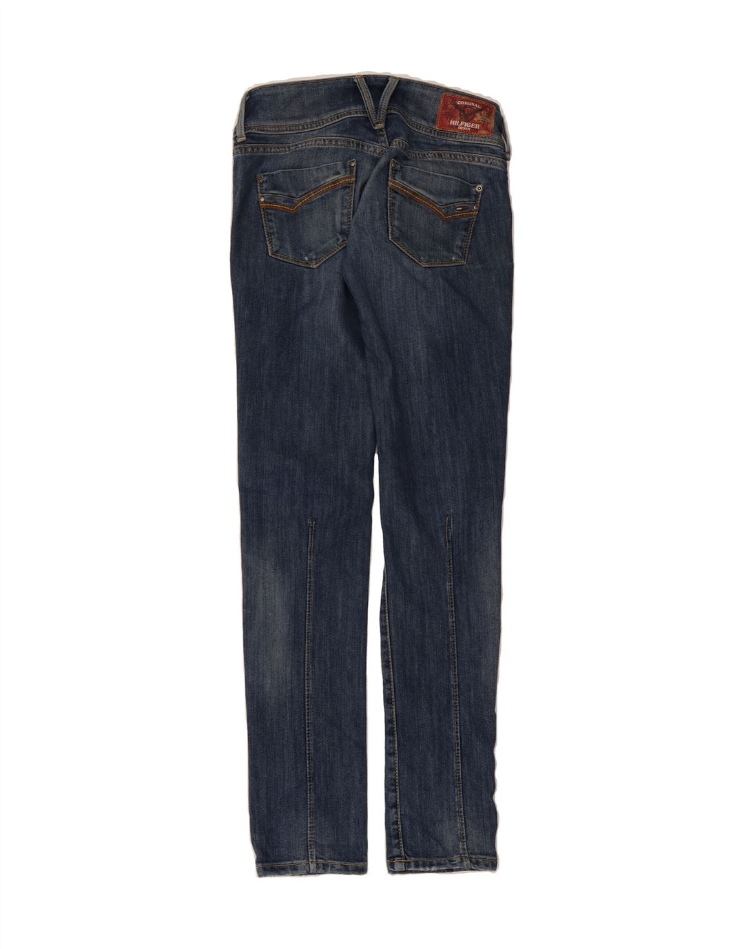 TOMMY HILFIGER Womens Slim Jeans W26 L32 Blue Cotton Vintage Tommy Hilfiger and Second-Hand Tommy Hilfiger from Messina Hembry 