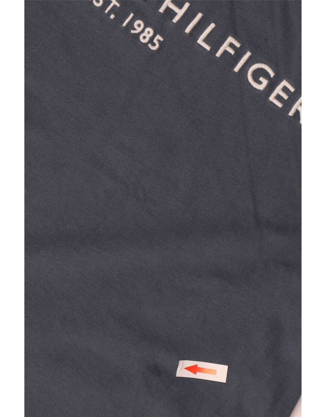 Tricou grafic Tommy Hilfiger pentru bărbați Top din bumbac gri mediu