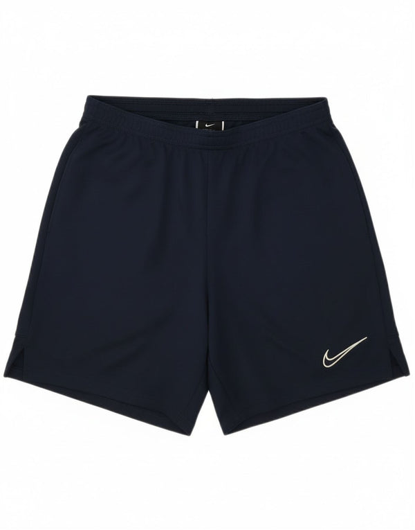 Pantaloni scurți sport Nike pentru bărbați, mici, bleumarin, poliester