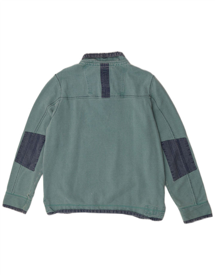 Fat Face pentru bărbați The Airlie Sweatshirt Jumper Medium Green Colorblock