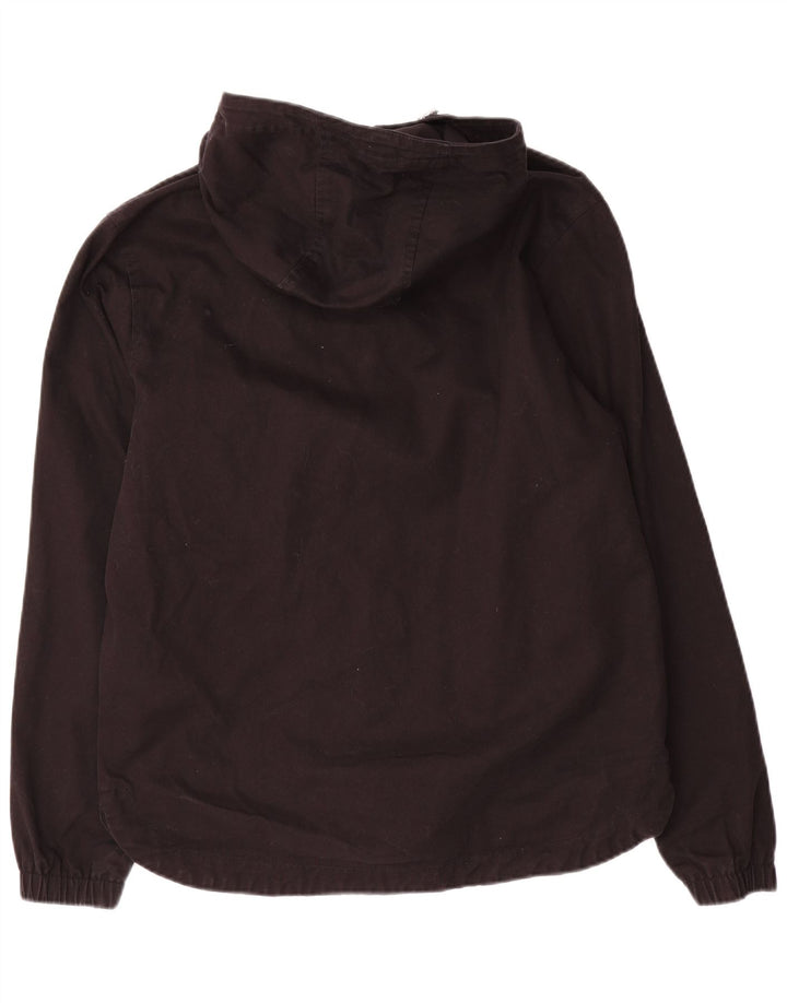 Jachetă bomber cu glugă Lyle & Scott pentru bărbați UK 38, bumbac mediu negru