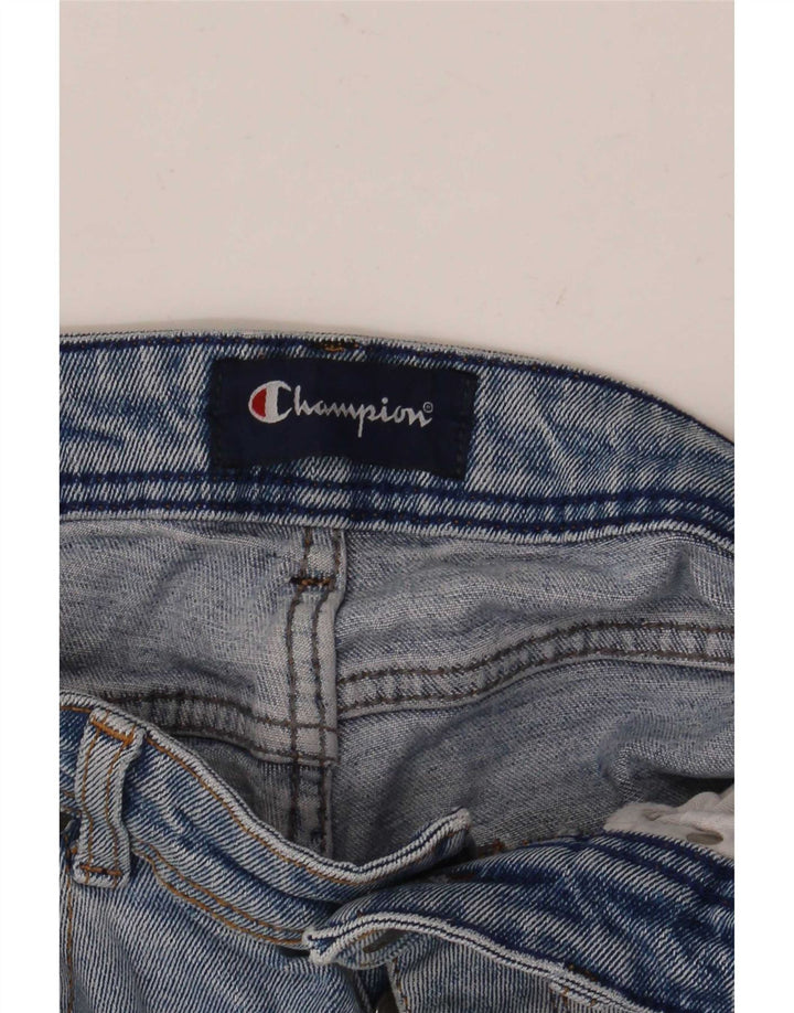 Jeans skinny învechiți pentru bărbați Champion W30 L30 albastru