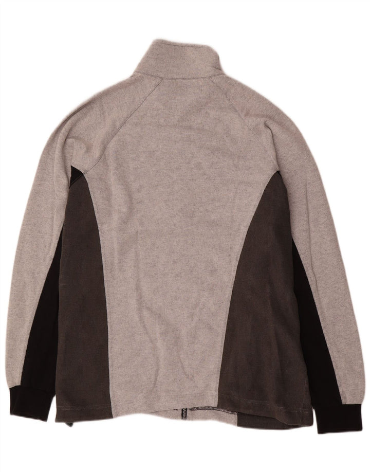 Jachetă de top pentru trening ASICS pentru bărbați, mare, gri din bumbac color bloc