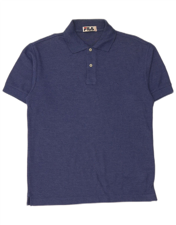 FILA Mens Polo Shirt IT 42 2XS Blue Cotton