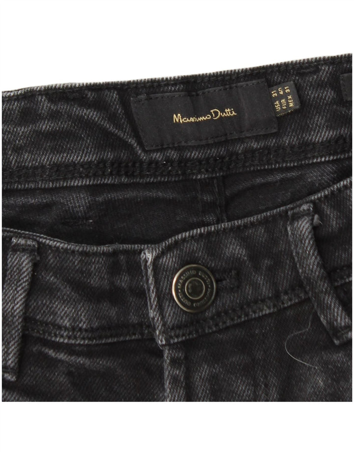 Blugi slim pentru bărbați Massimo Dutti EU 40 Medium W31 L28 Negri