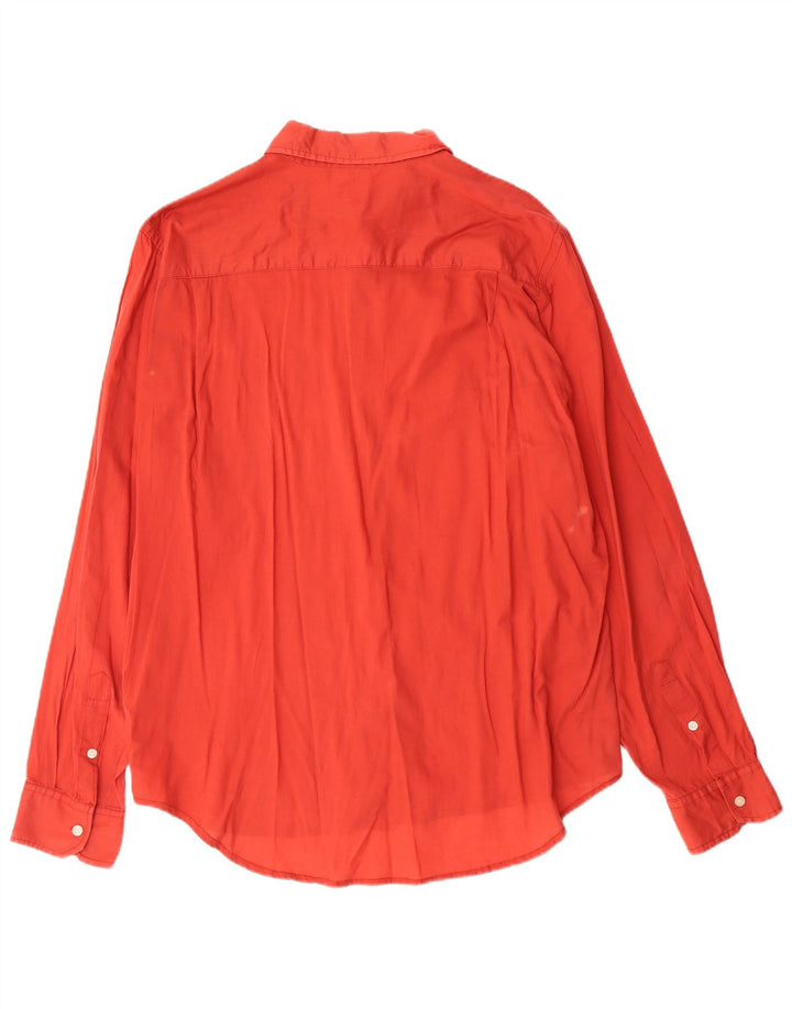 Cămașă pentru bărbați Calvin Klein Jeans, bumbac roșu 2XL