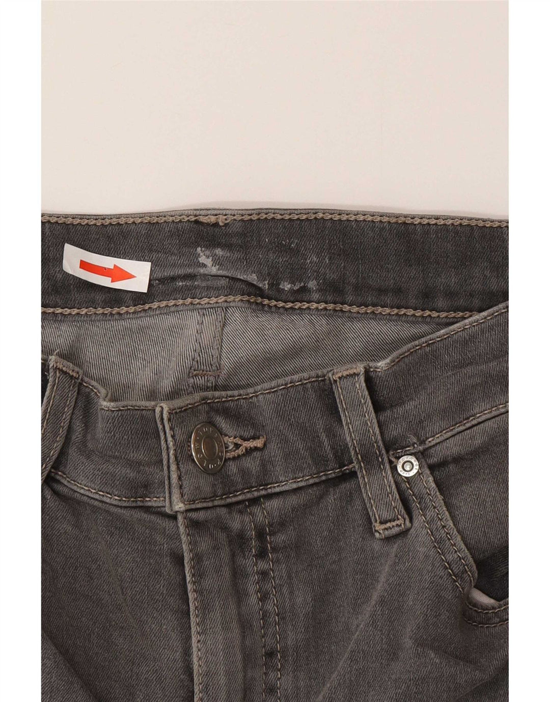 Blugi slim pentru femei Topshop L30 L26 bumbac gri