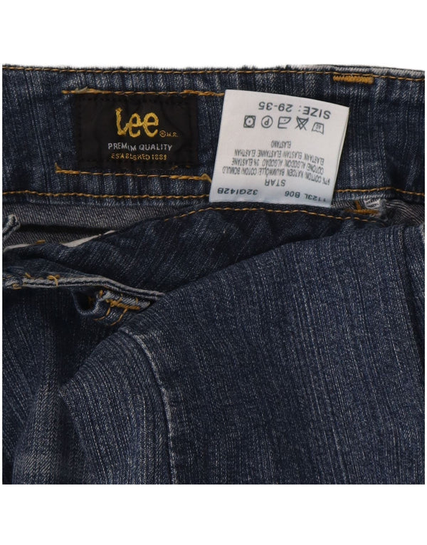 Lee Womens Bootcut Jeans W29 L32 Blue Cotton Classic