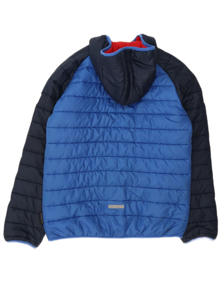Jack Wolfskin Jachetă căptușită cu glugă pentru băieți 13-14 ani poliester albastru