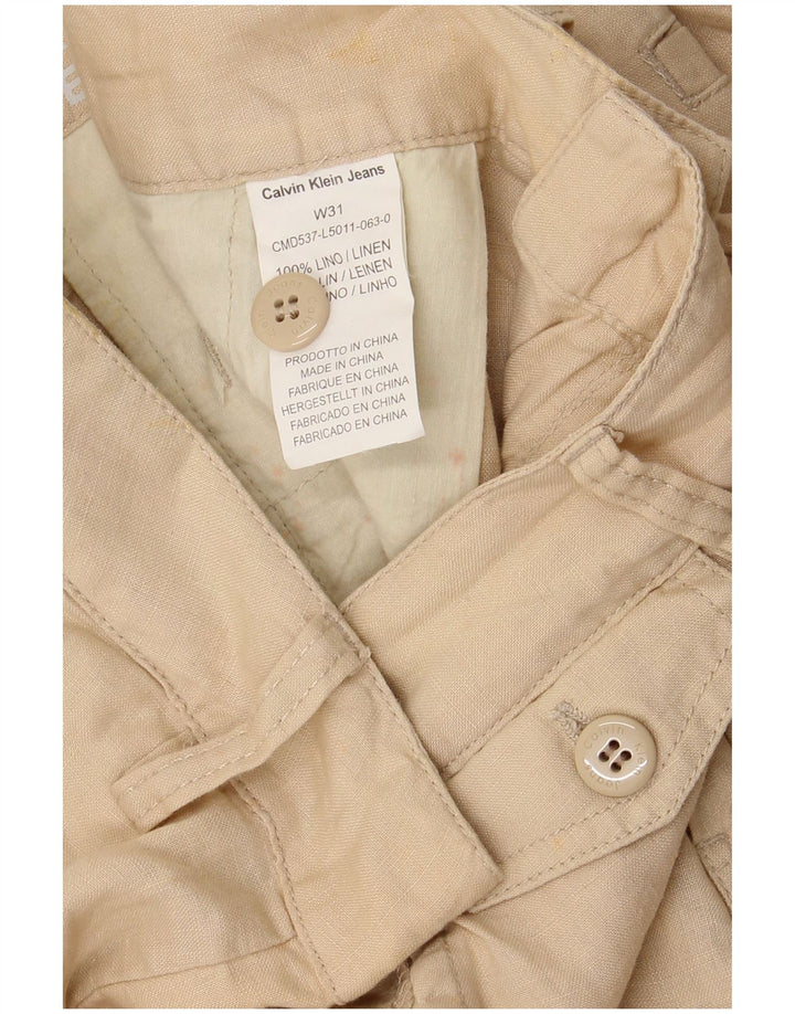 Pantaloni scurți chino pentru bărbați CALVIN KLEIN W31 Medium Bej In