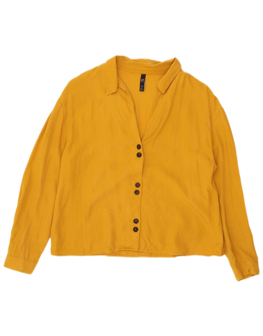 Cămașă Trafaluc pentru femei Zara UK 16 Large Yellow