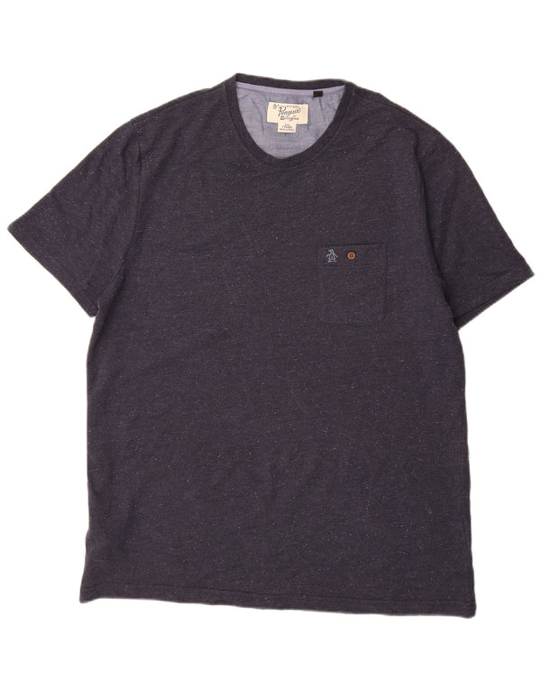 Tricou pentru bărbați Pinguin Top 2XL Bumbac bleumarin