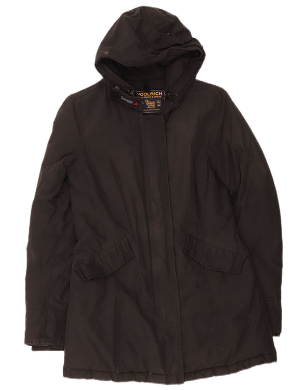 Jachetă parka cu glugă Woolrich pentru femei UK 6 XS Negru