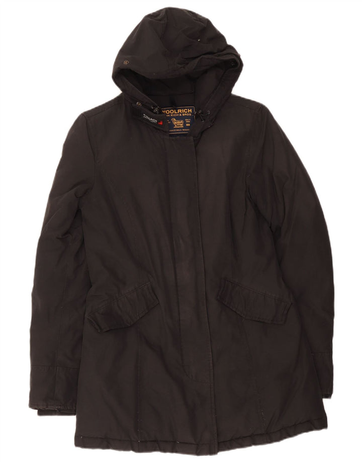 Jachetă parka cu glugă Woolrich pentru femei UK 6 XS Negru