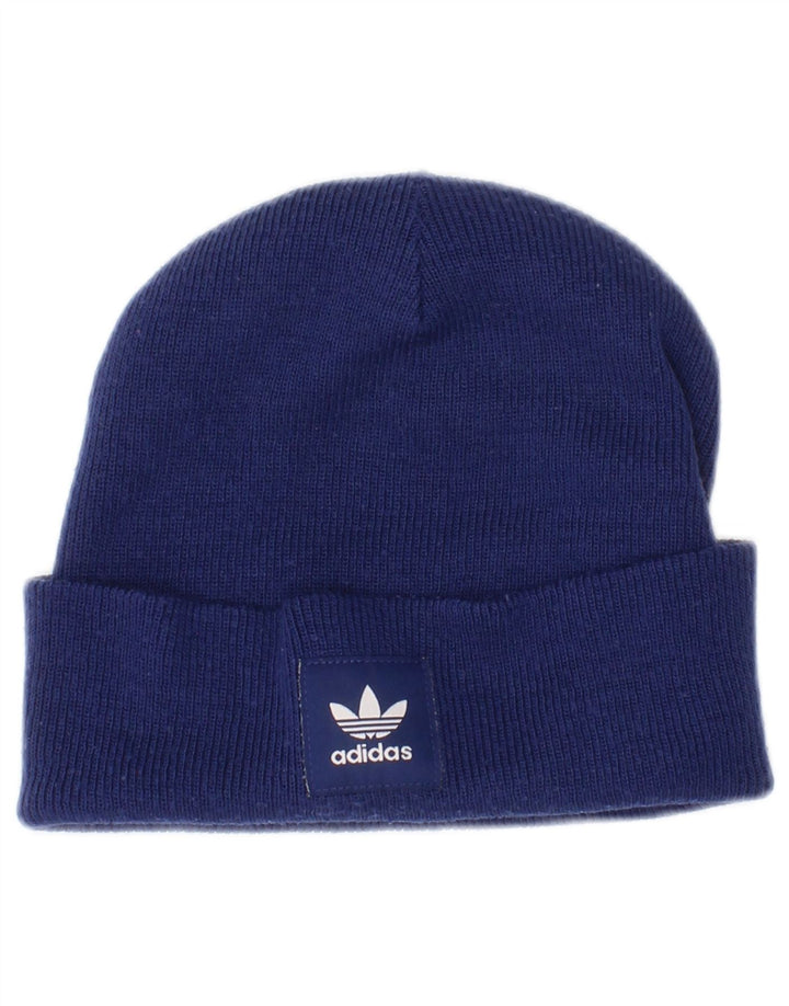 Pălărie Beanie pentru bărbați Adidas, mărime unică, albastru acrilic