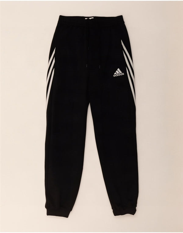 Pantaloni de trening Adidas pentru bărbați Joggeri poliester mediu negru