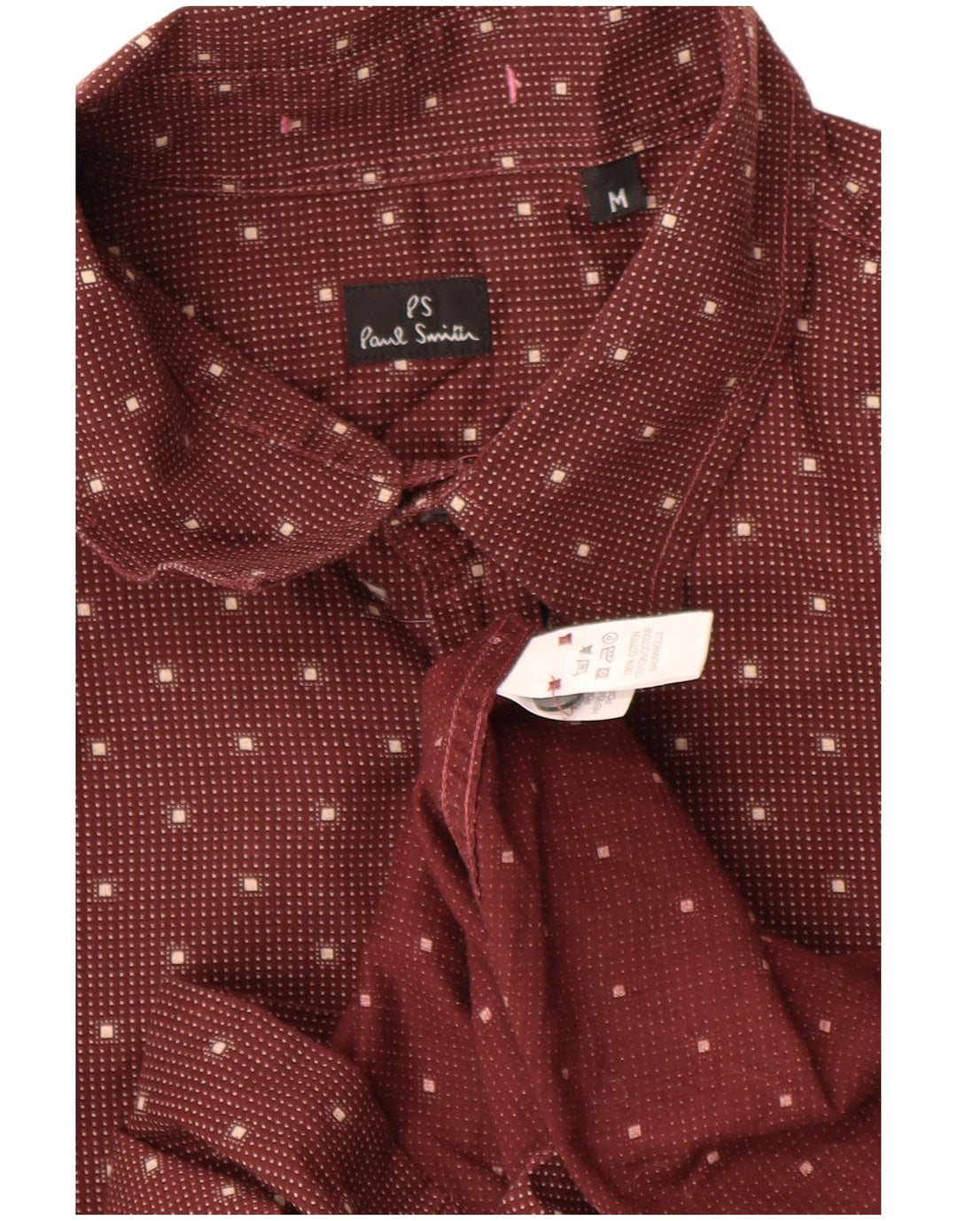 Cămașă pentru bărbați PAUL SMITH Medium Red Spotted