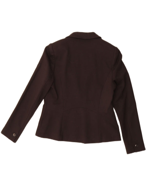 Jachetă Blazer pentru femei John Lewis cu 2 nasturi UK 14 Medium Black Viscose