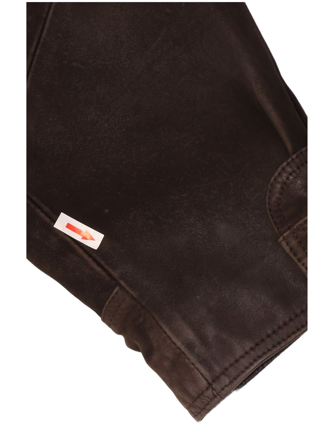 Jachetă de aviator din piele pentru bărbați Gapelle UK 36 Mic, maro, din piele retro