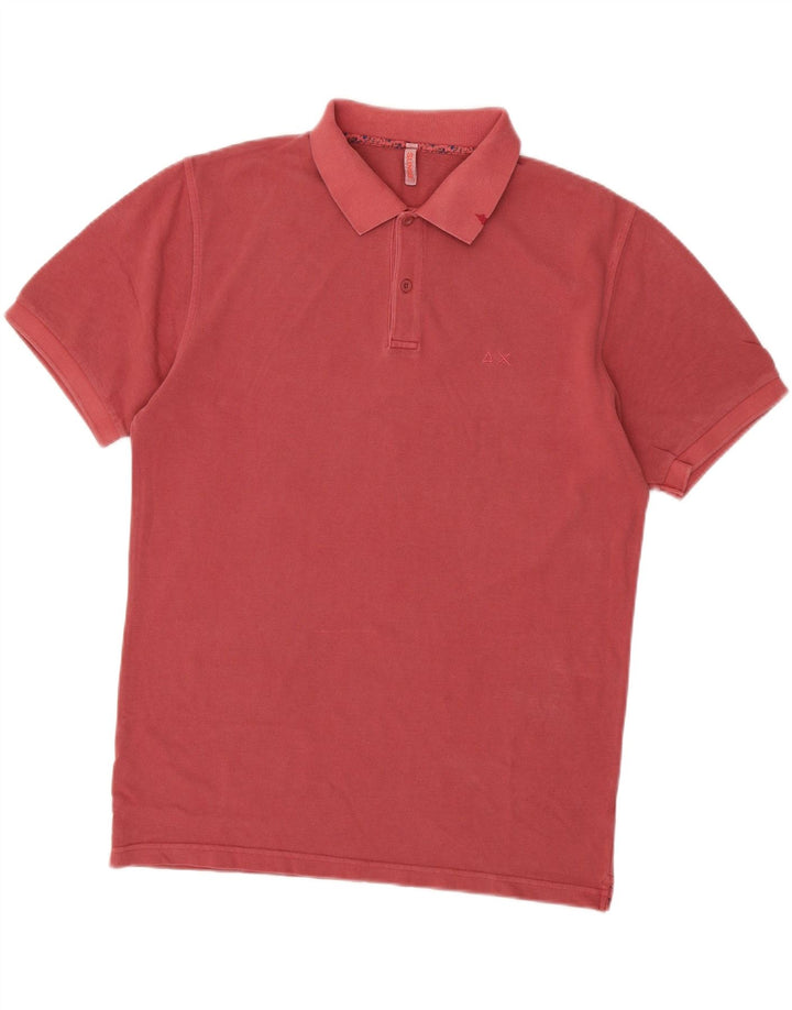SUN68 Tricou polo pentru bărbați XL roz