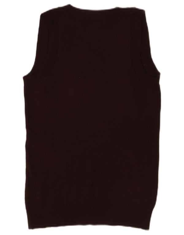 Vestă pentru femei Zara UK 10 Small Brown Viscose