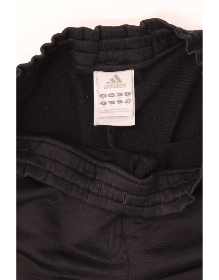 Pantaloni de trening Adidas pentru femei UK 10 Poliester negru mic