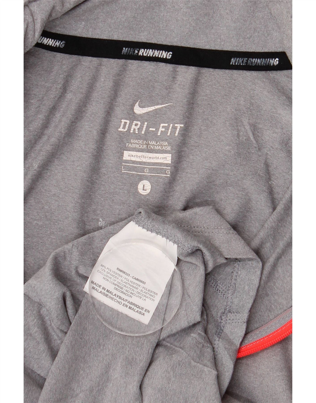 Trening pentru bărbați Dri Fit Pullover Pullover Top mare din poliester gri