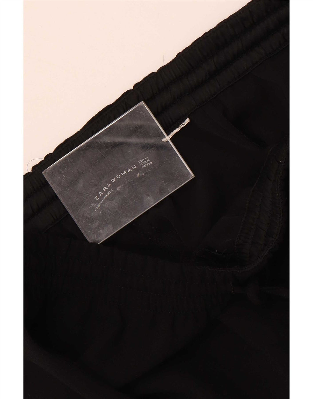 Pantaloni tăiați pentru femei Bootcut Zara Medium L28 L24 Negri