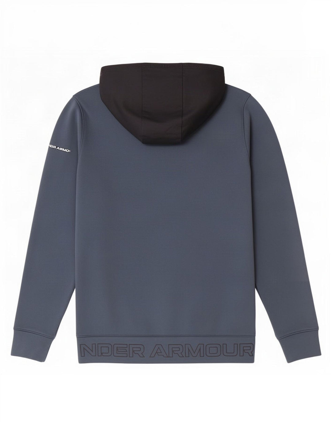 Pulover cu capotă cu fermoar grafic Under Armour pentru bărbați, albastru mediu