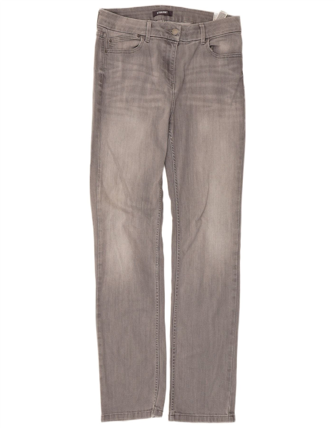 Blugi drepti pentru femei Marks & Spencer UK 14 Large W32 L31 Gri Bumbac